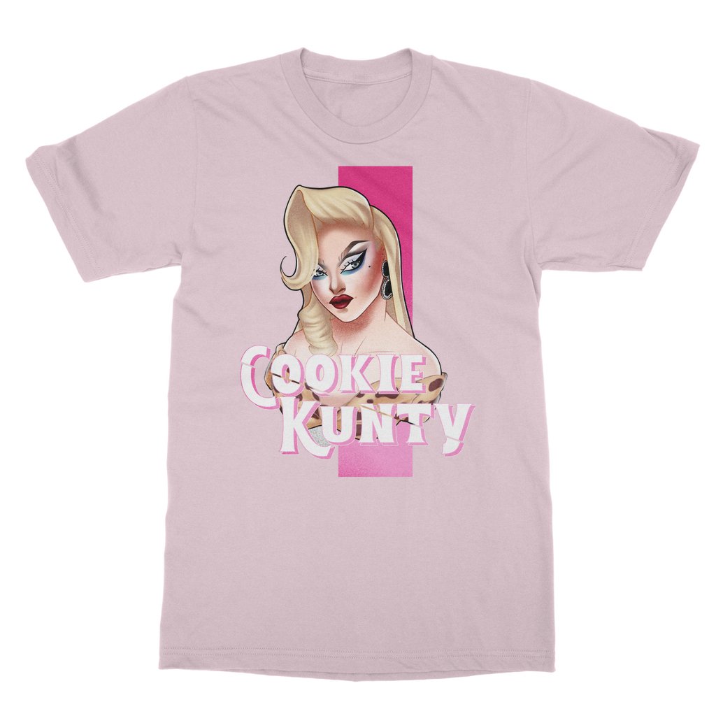 Cookie Kunty.- Glitchy Logo T-Shirt - dragqueenmerch