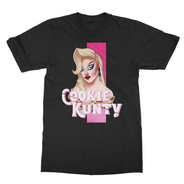 Cookie Kunty.- Glitchy Logo T-Shirt - dragqueenmerch