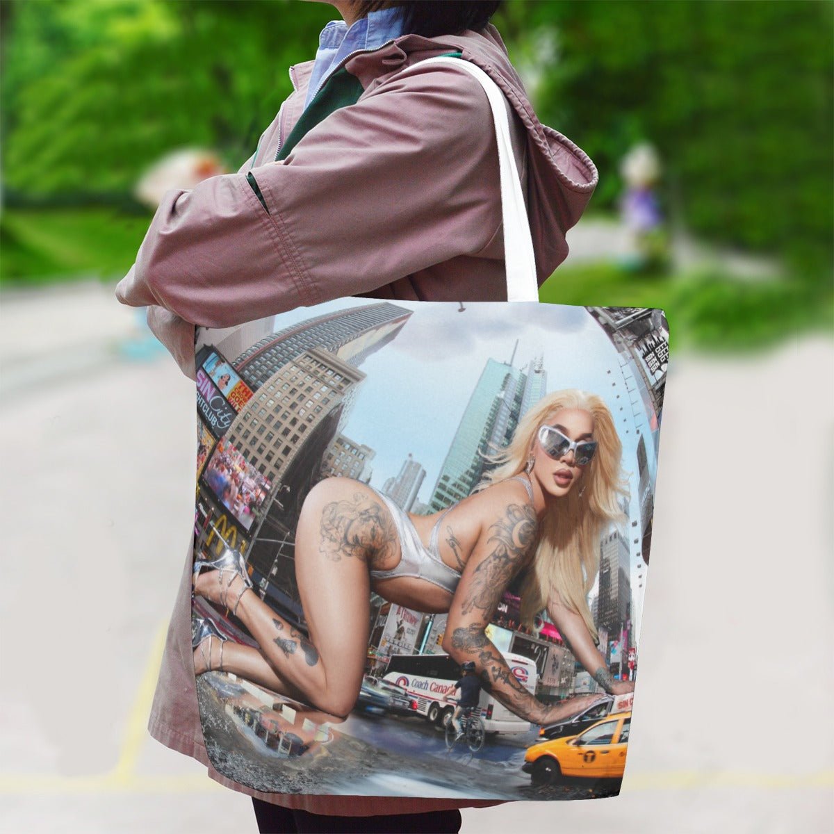 Dahlia Sin - Citscape Jumbo Tote Bag - dragqueenmerch