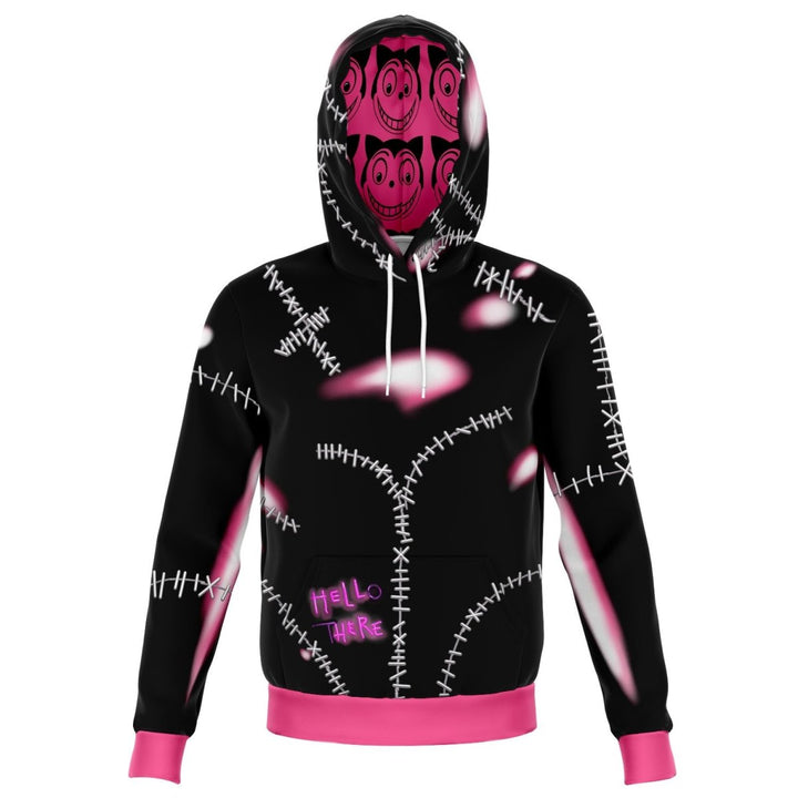 DAX EXCLAMATIONPOINT "HELLO THERE" ALL OVER HOODIE - dragqueenmerch