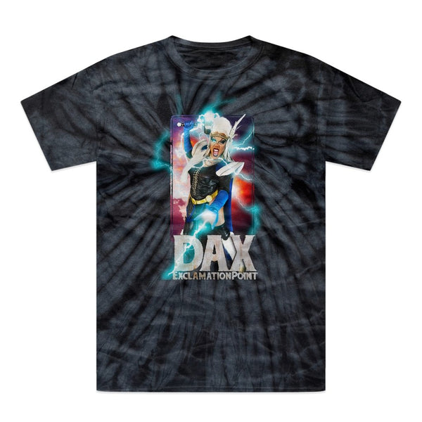 DAX EXCLAMATIONPOINT - THUNDER - TIE DYE SHIRT - dragqueenmerch