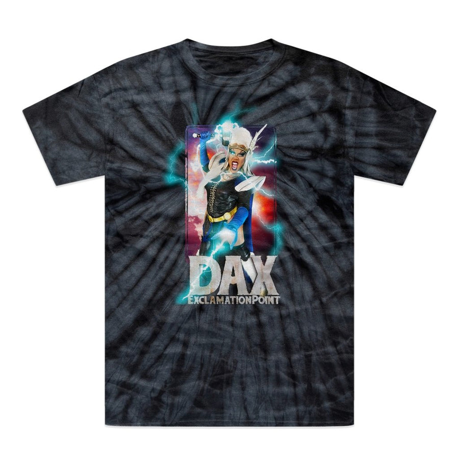 DAX EXCLAMATIONPOINT - THUNDER - TIE DYE SHIRT