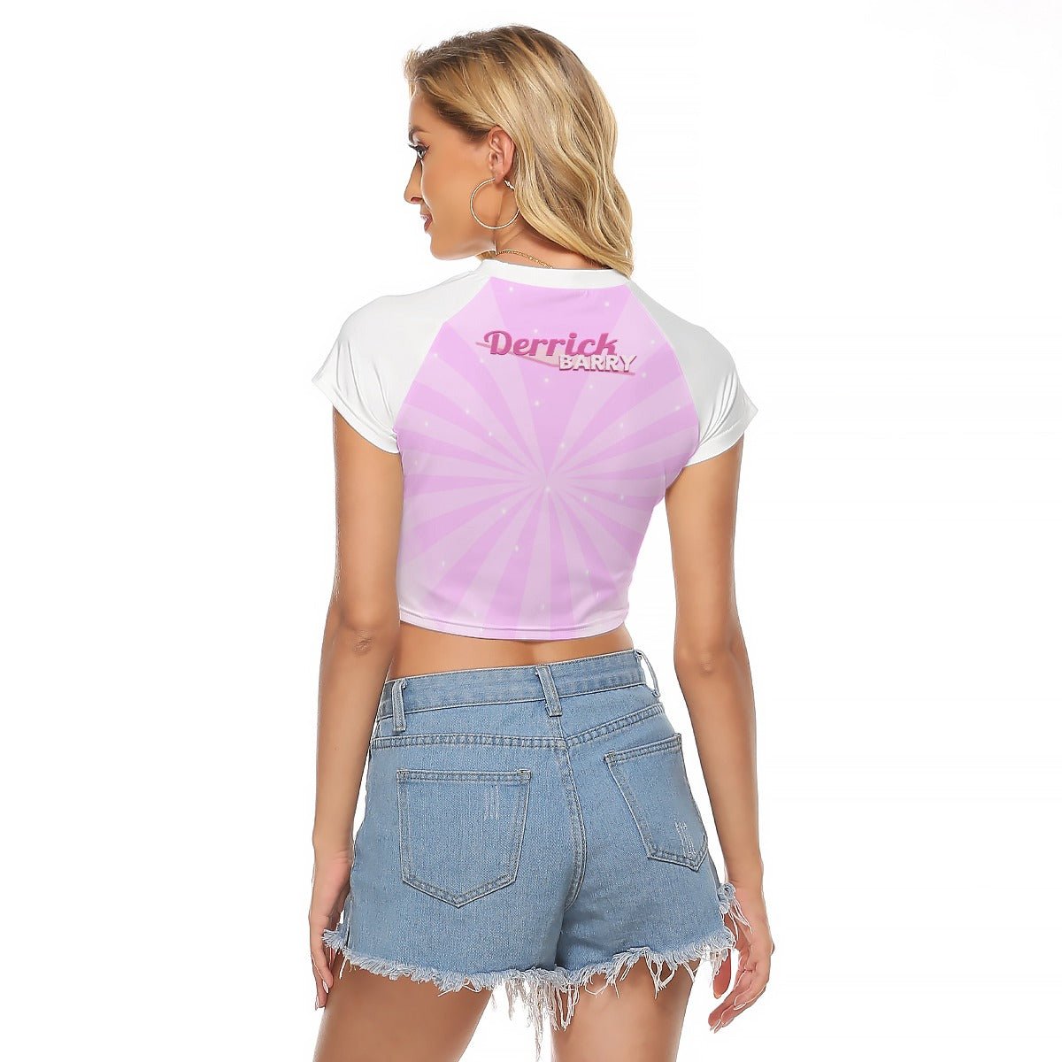 Derrick Barry - @Leoshki Baseball Crop T-Shirt - dragqueenmerch
