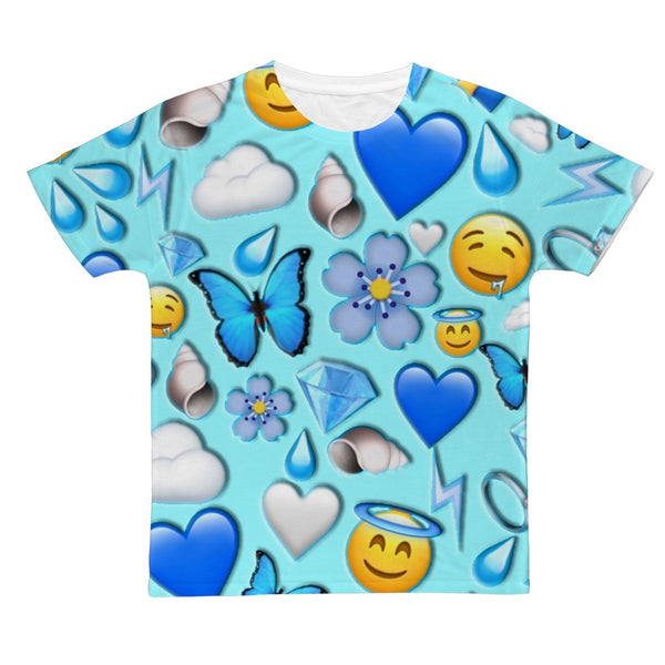 DQM "CLOUD 9" EMOJI COLLECTION ALL OVER PRINT T-SHIRT