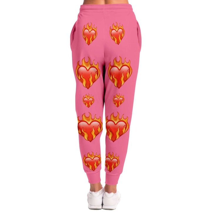 DQM "FLAMIN' HEART" EMOJI COLLECTION JOGGER - dragqueenmerch