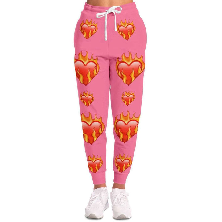 DQM "FLAMIN' HEART" EMOJI COLLECTION JOGGER - dragqueenmerch