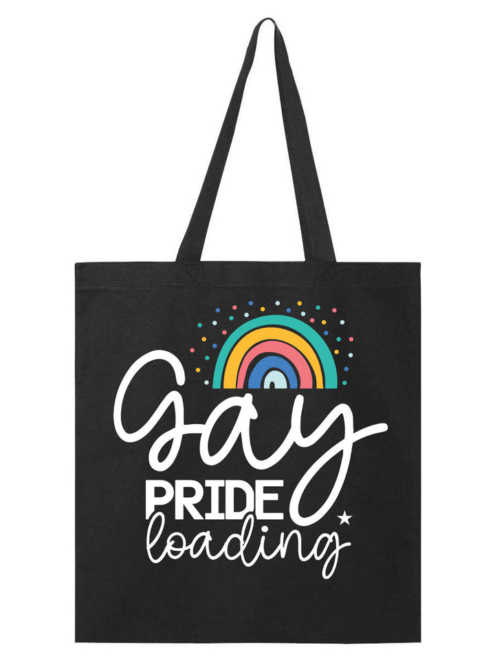 DQM - Gay Pride Loading Tote Bag - dragqueenmerch