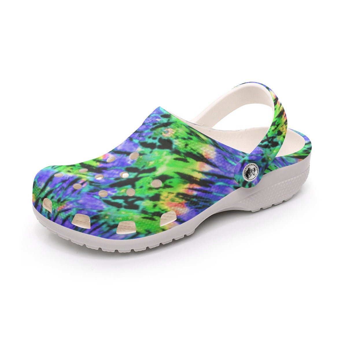 DQM - Neon Green Crinkle Unisex Clog Sandals - dragqueenmerch
