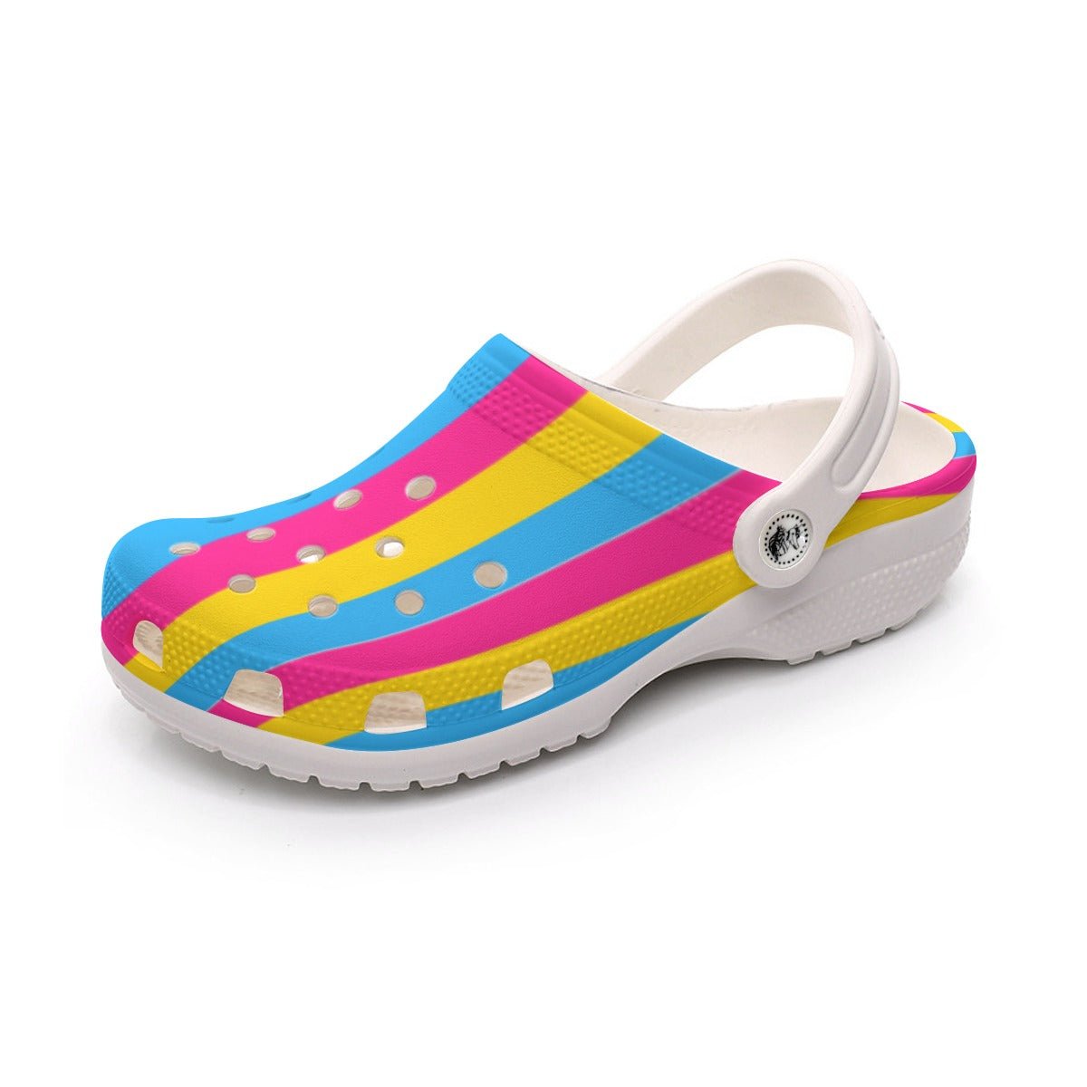 DQM - Pansexual Flag Unisex Clog Sandals - dragqueenmerch
