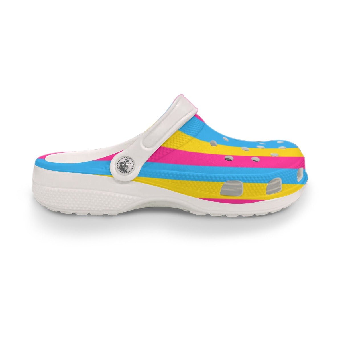 DQM - Pansexual Flag Unisex Clog Sandals - dragqueenmerch