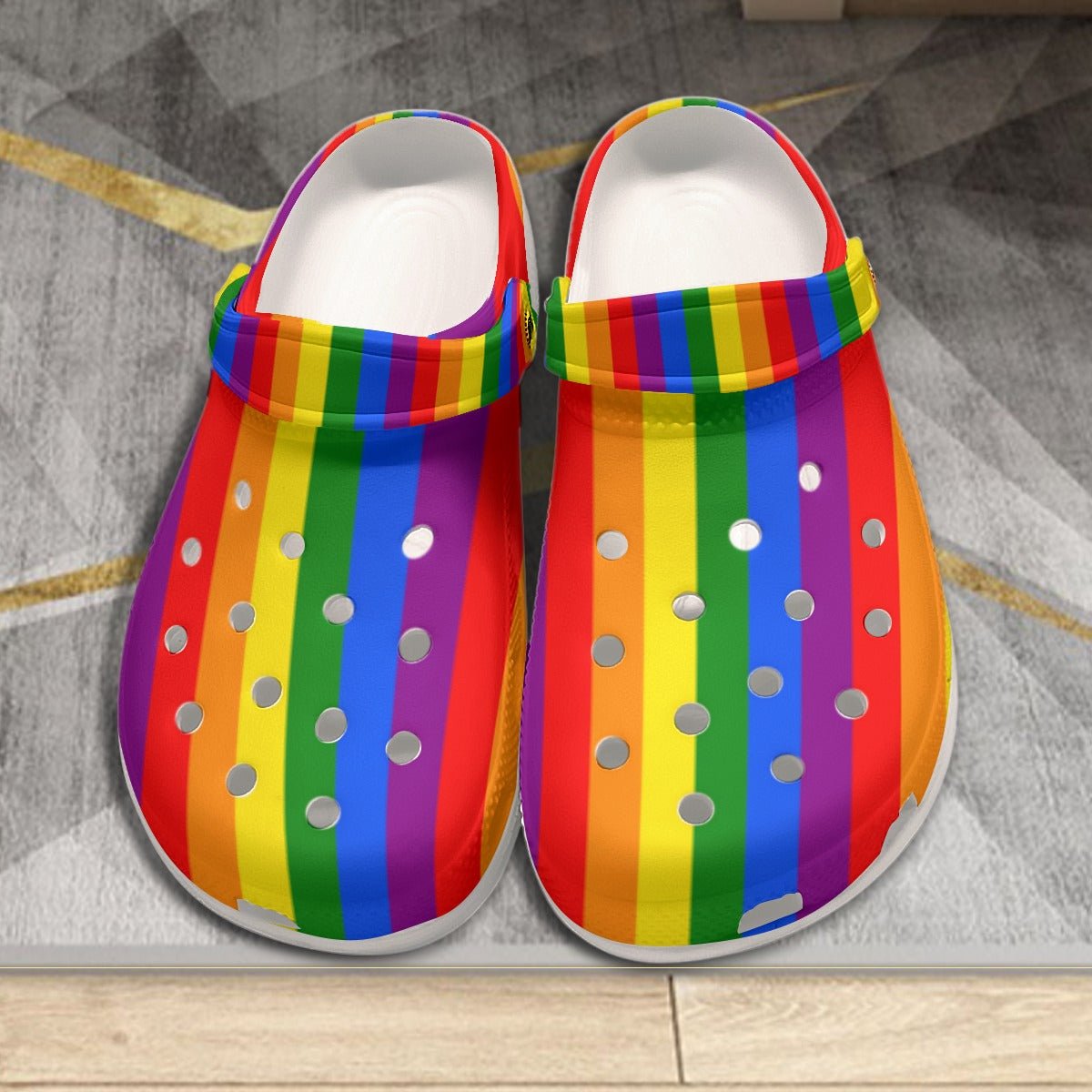 DQM - Pride Flag Unisex Clog Sandals - dragqueenmerch