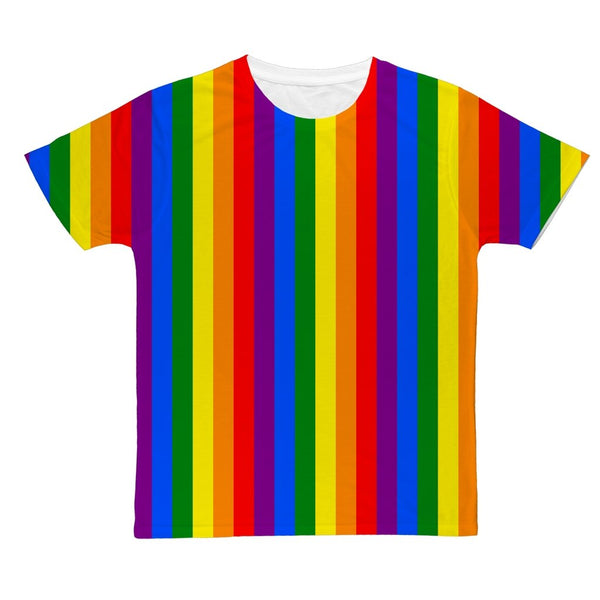 DQM LOUD N' PROUD - - PRIDE STRIPES ALL OVER PRINT T-SHIRT