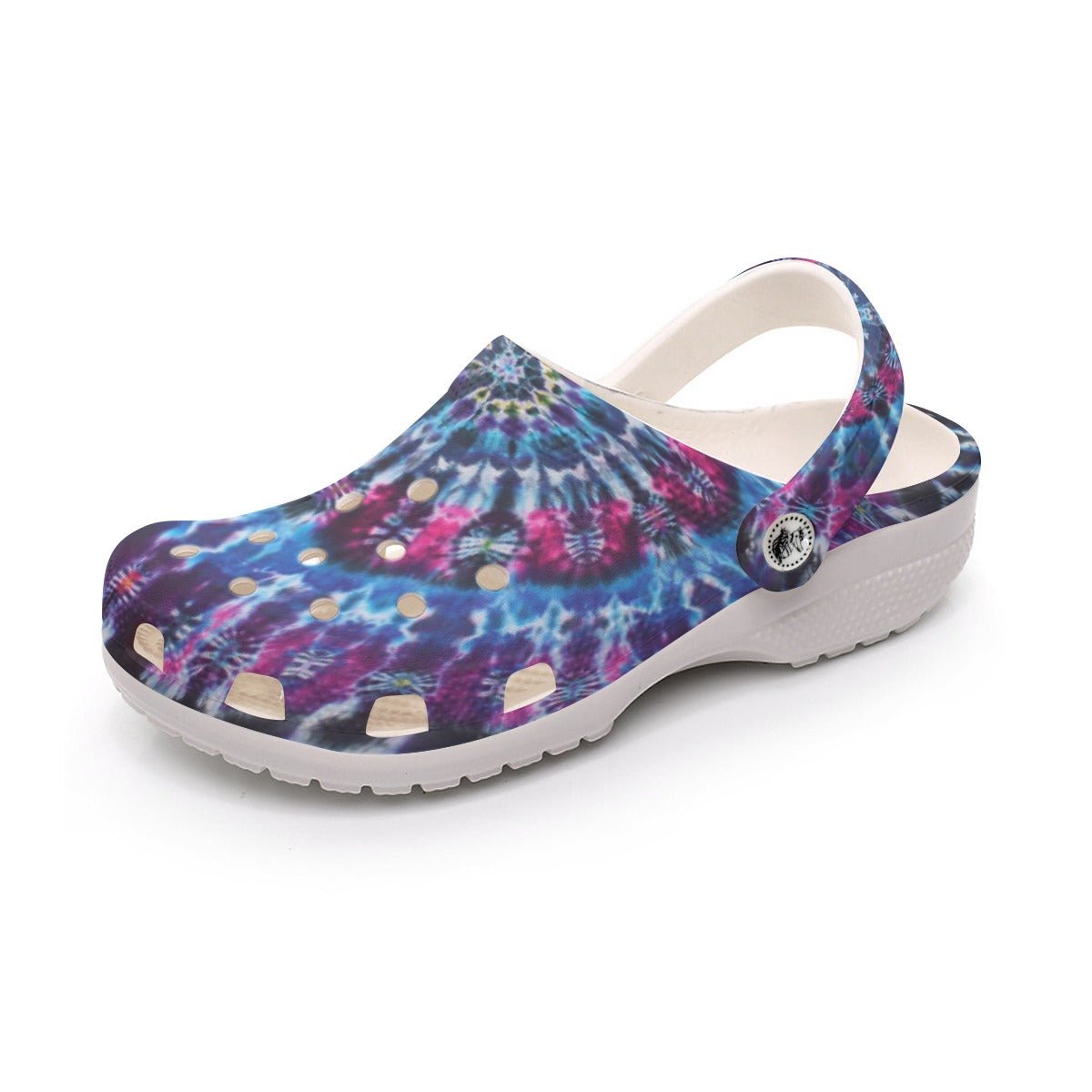 DQM - Purple Crinkle Unisex Clog Sandals - dragqueenmerch