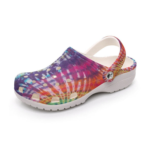 DQM - Rainbow Crinkle Unisex Clog Sandals - dragqueenmerch