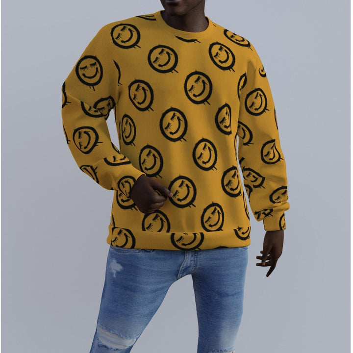 DQM - Smiling Butter All Over Print Sweatshirt - dragqueenmerch