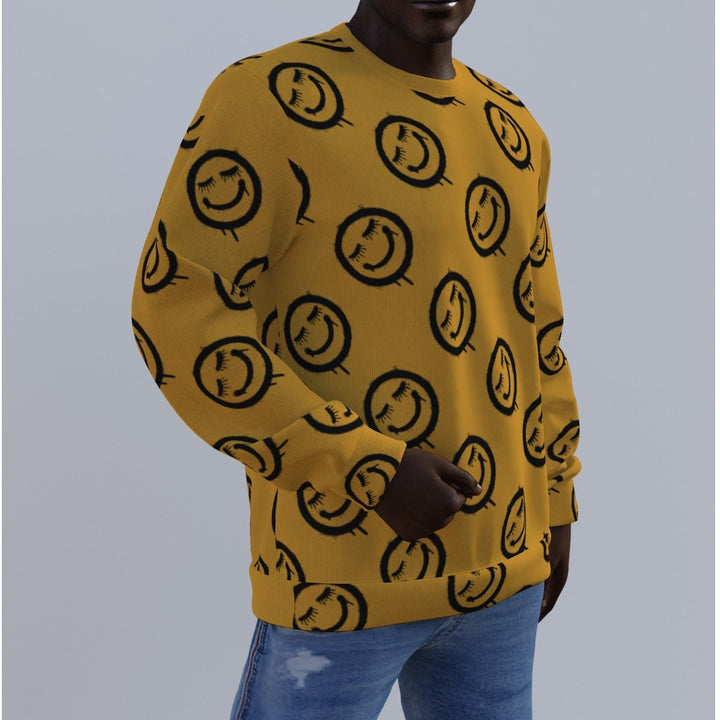 DQM - Smiling Butter All Over Print Sweatshirt - dragqueenmerch