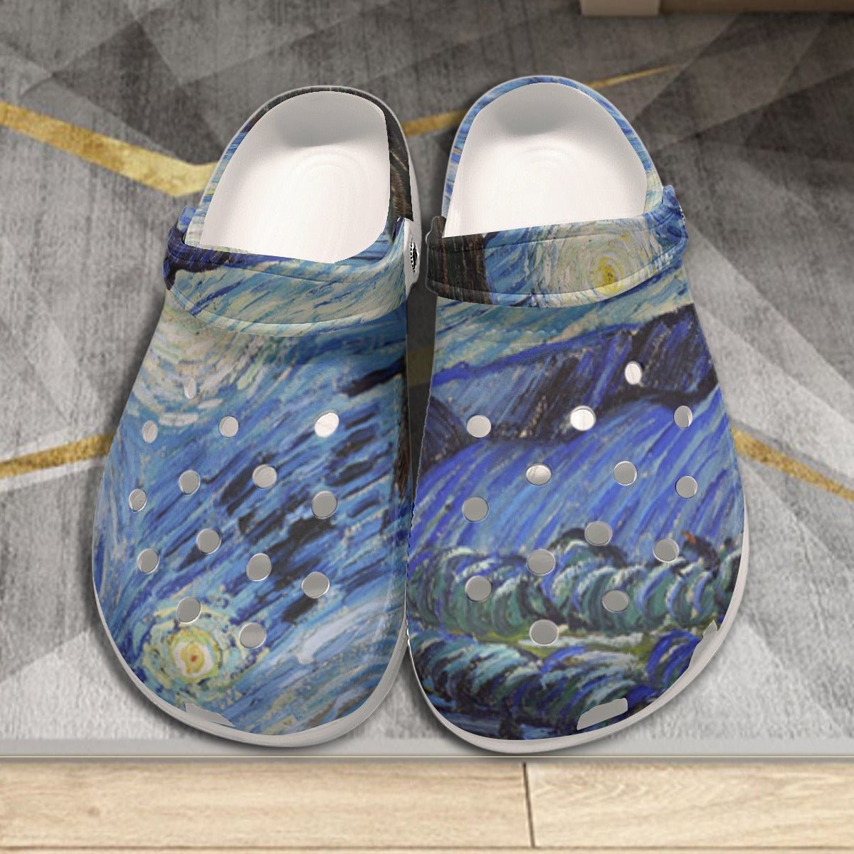 DQM - Starry Night Unisex Clog Sandals - dragqueenmerch