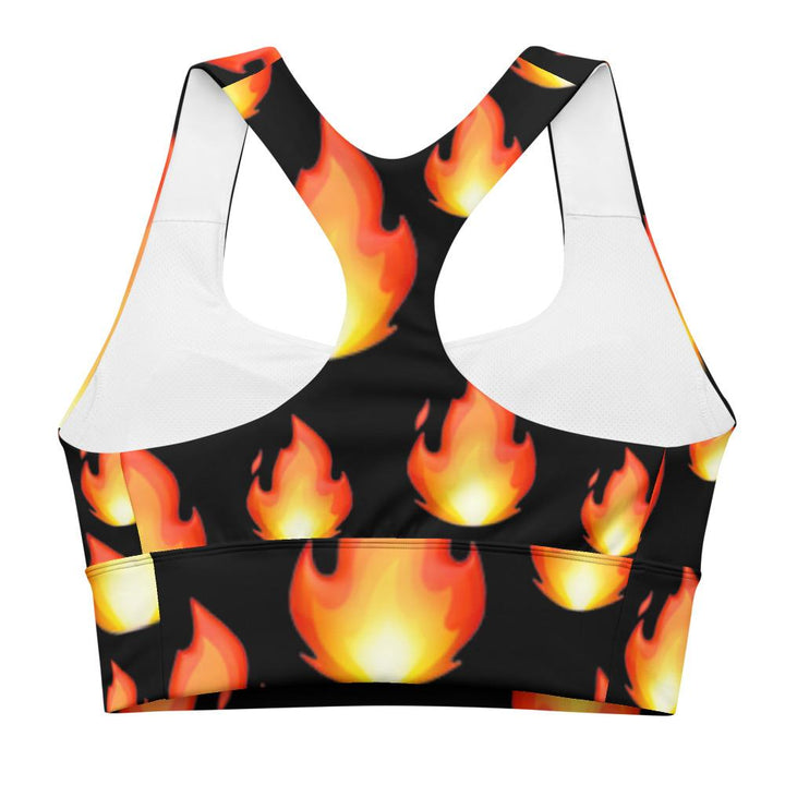 DQM "THAT'S FIRE" EMOJI COLLECTION SPORTS BRA - dragqueenmerch