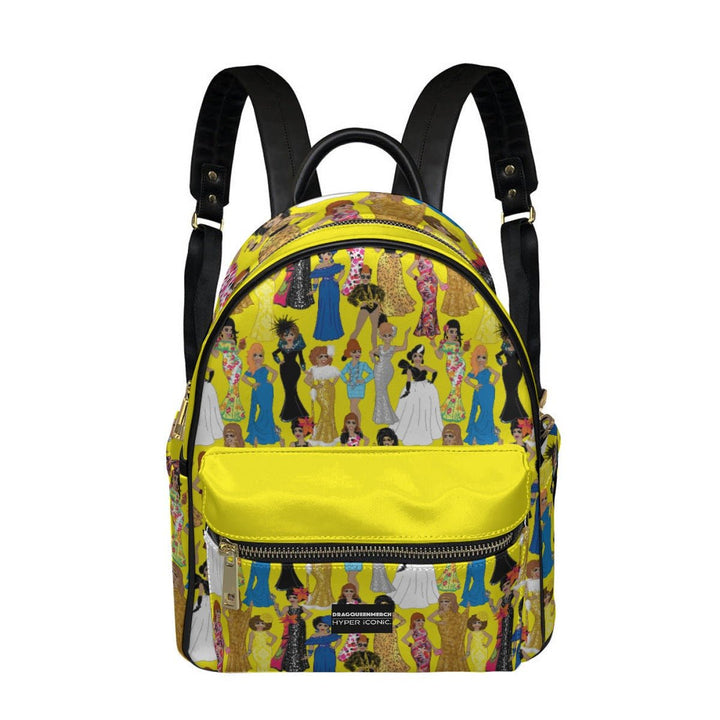DQM X HYPER iCONiC. Bianca Del Rio Fashion Collage Mini Backpack - dragqueenmerch