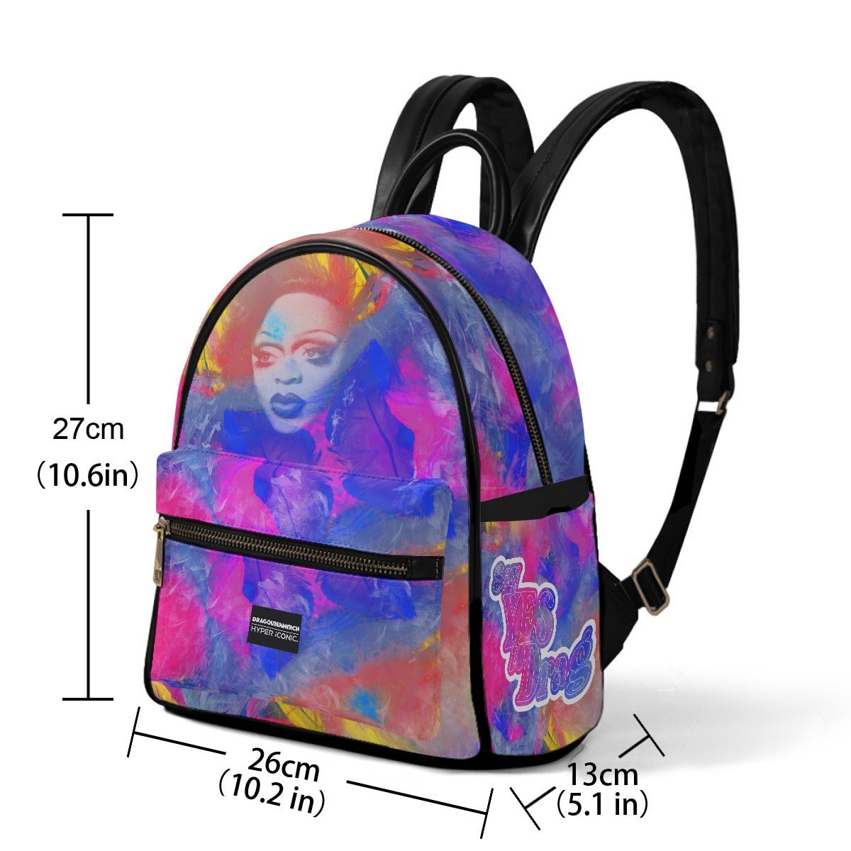 DQM X HYPER iCONiC. Kennedy Davenport Say Yes to Drag Mini Backpack - dragqueenmerch
