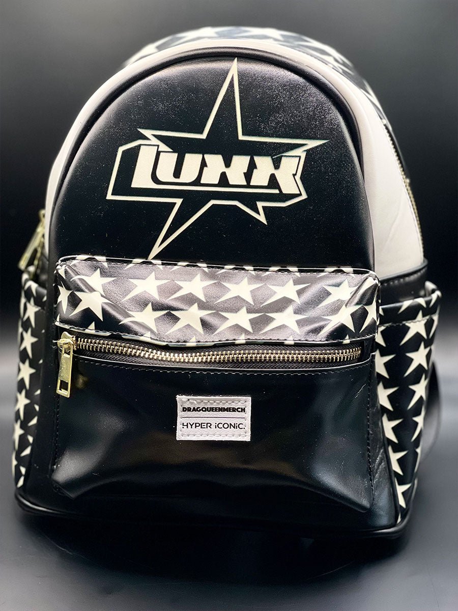 DQM X HYPER iCONiC. Luxx Noir London Star Mini Backpack - dragqueenmerch