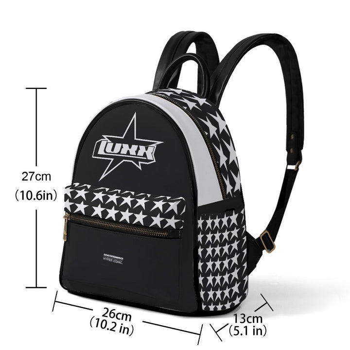 DQM X HYPER iCONiC. Luxx Noir London Star Mini Backpack - dragqueenmerch