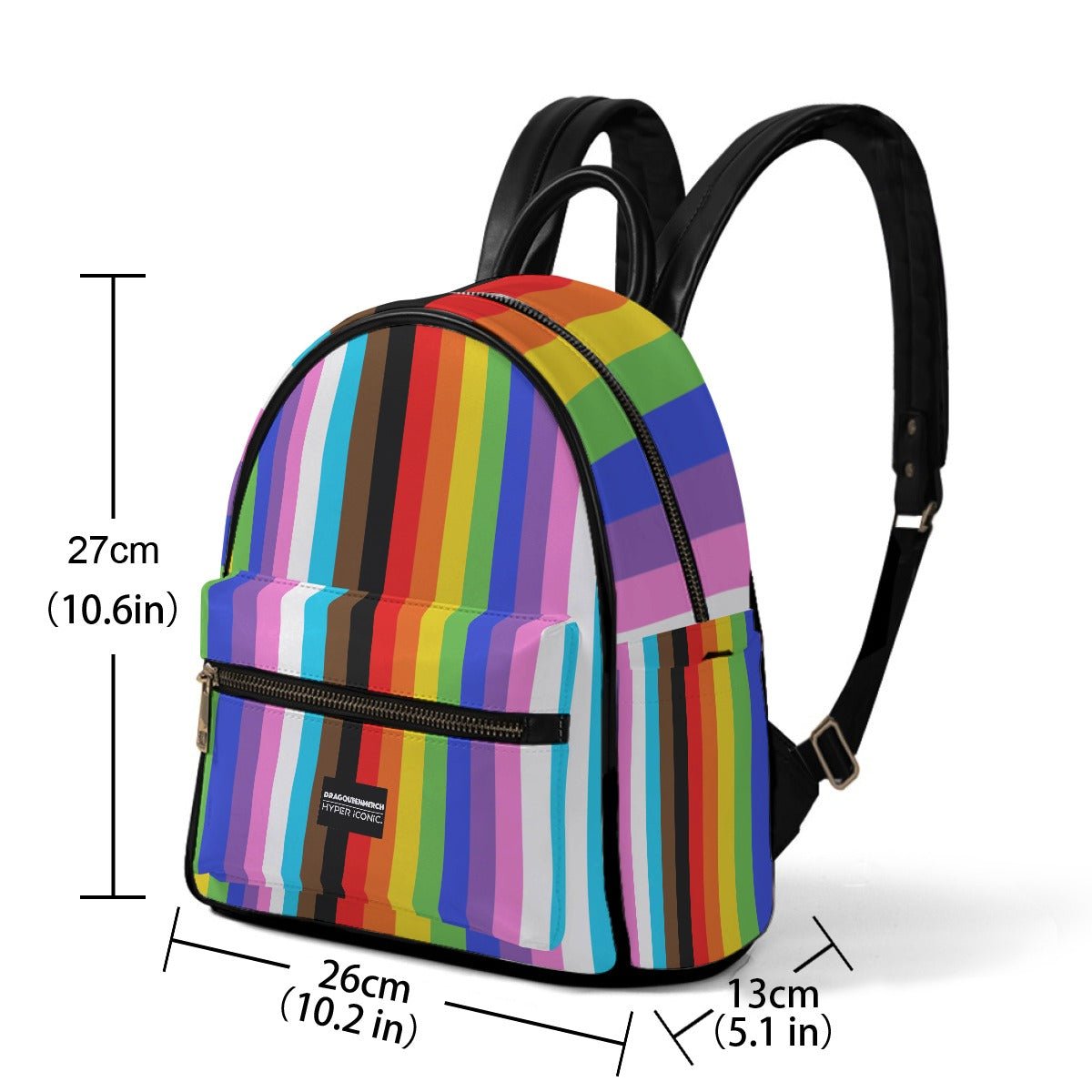 DQM X HYPER iCONiC. Pride Mini Backpack - dragqueenmerch