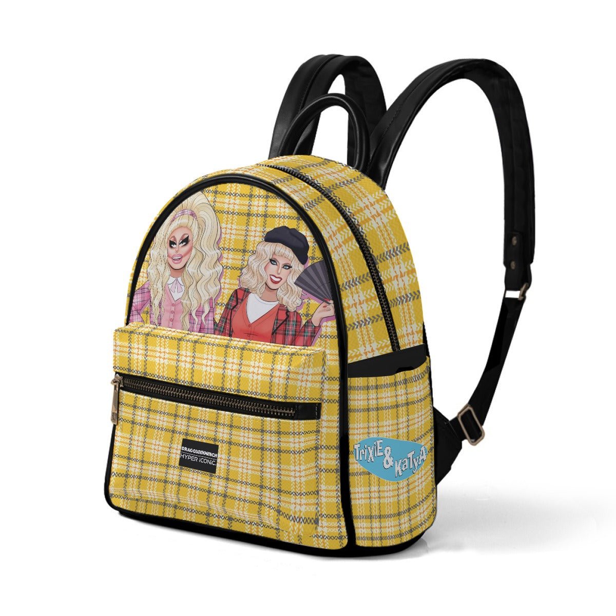 DQM X HYPER iCONiC. Trixie and Katya Clueless Mini Backpack - dragqueenmerch