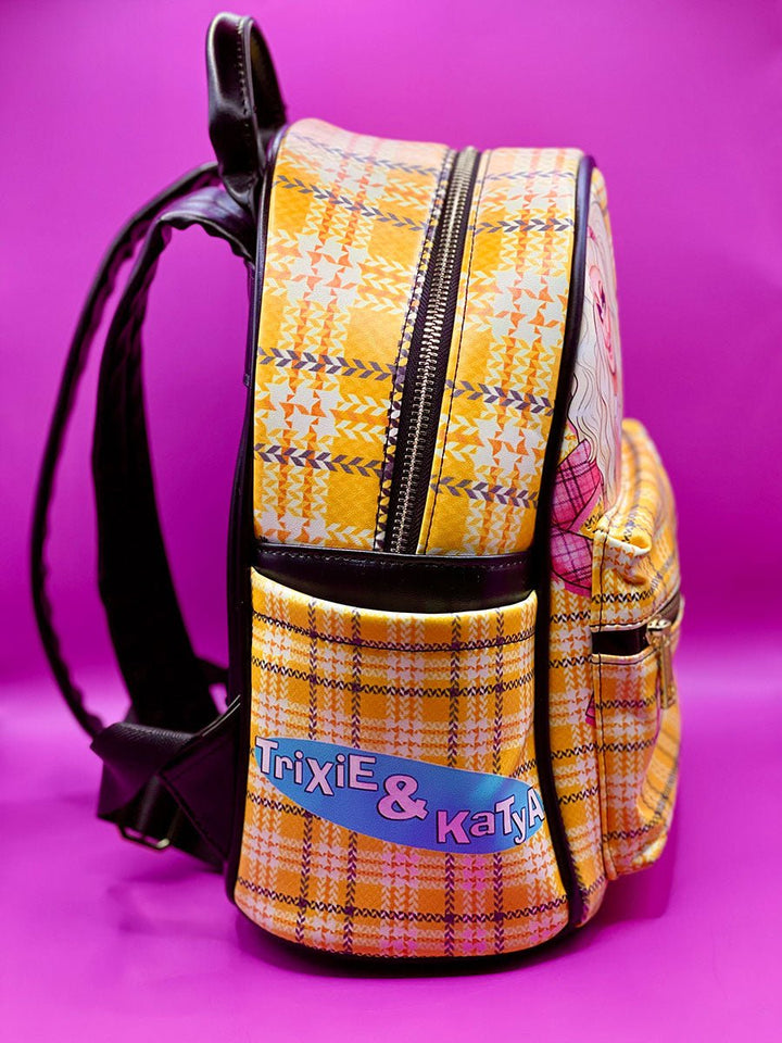 DQM X HYPER iCONiC. Trixie and Katya Clueless Mini Backpack - dragqueenmerch