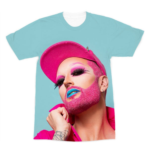 ECHO "PINK" ALL OVER PRINT T-SHIRT - dragqueenmerch