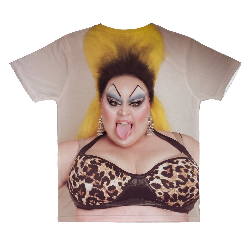 EUREKA O'HARA "DIVINE" ALL OVER PRINT T-SHIRT