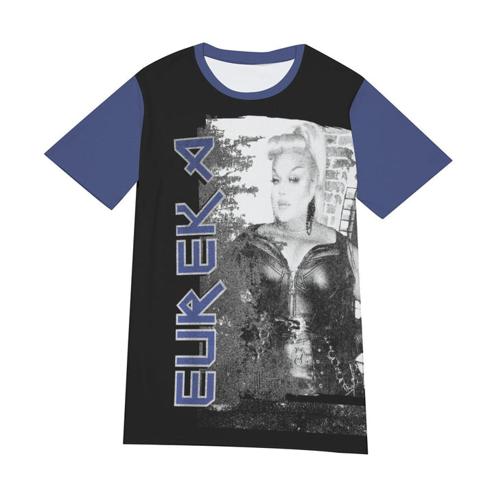 Eureka O'Hara - Indigo Block Rock Style T-Shirt - dragqueenmerch
