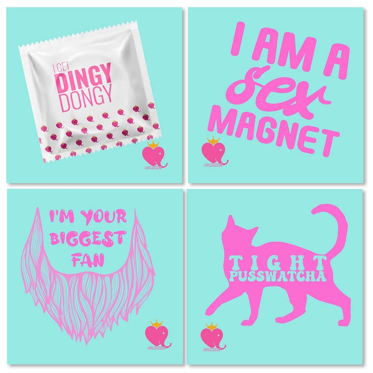 Eureka O'Hara Metal Magnets 4 Pack - dragqueenmerch