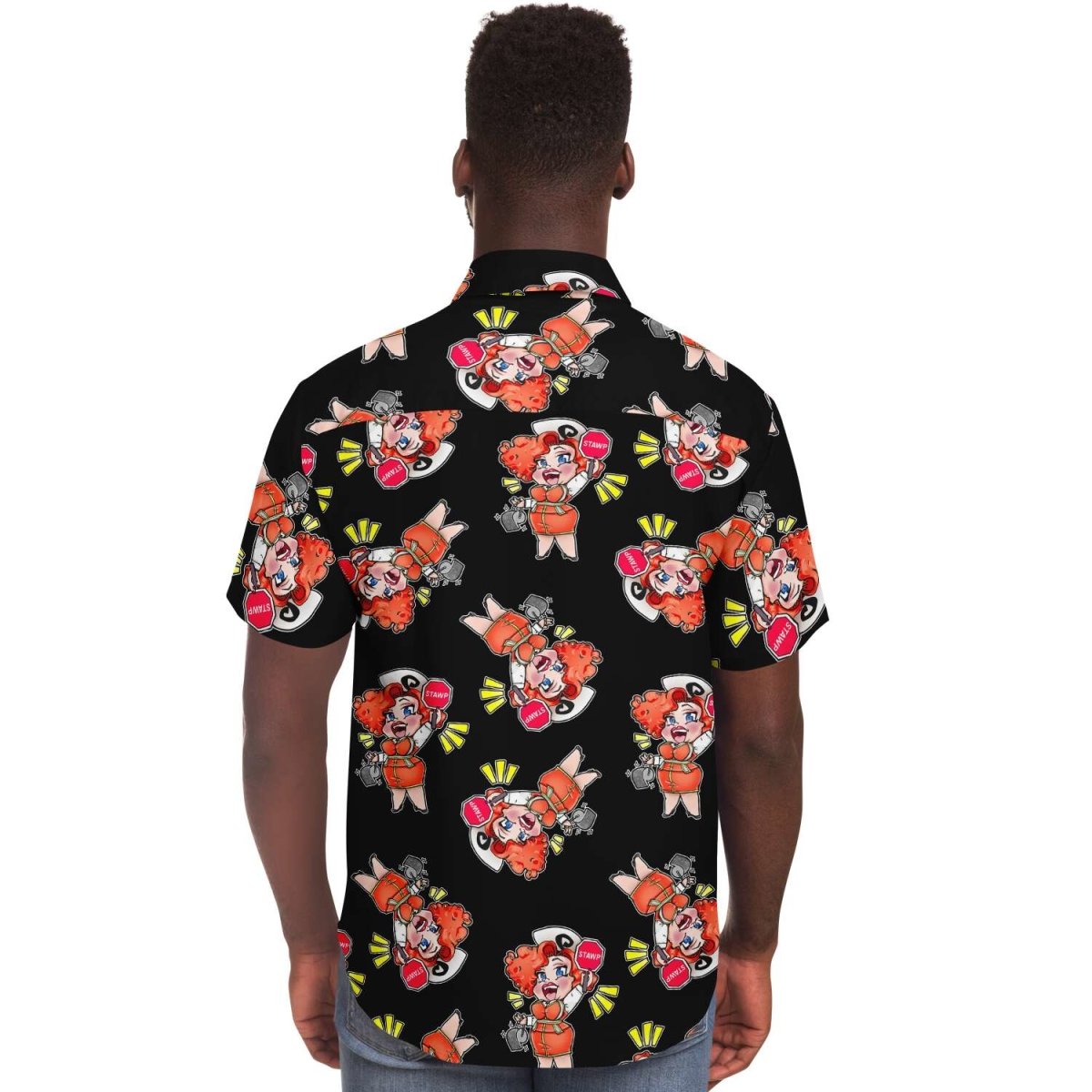 Eureka O'Hara "STAWP" Camp Shirt - dragqueenmerch