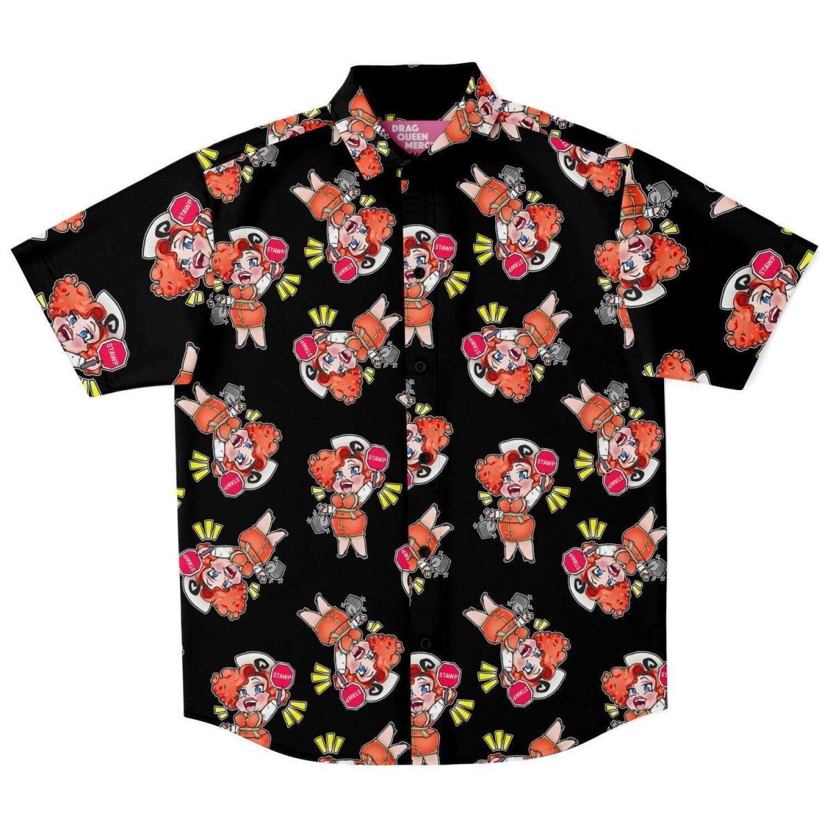 Eureka O'Hara "STAWP" Camp Shirt - dragqueenmerch