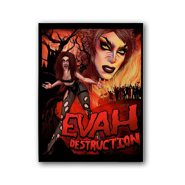Evah Destruction - Gates of Hell Canvas Print - dragqueenmerch
