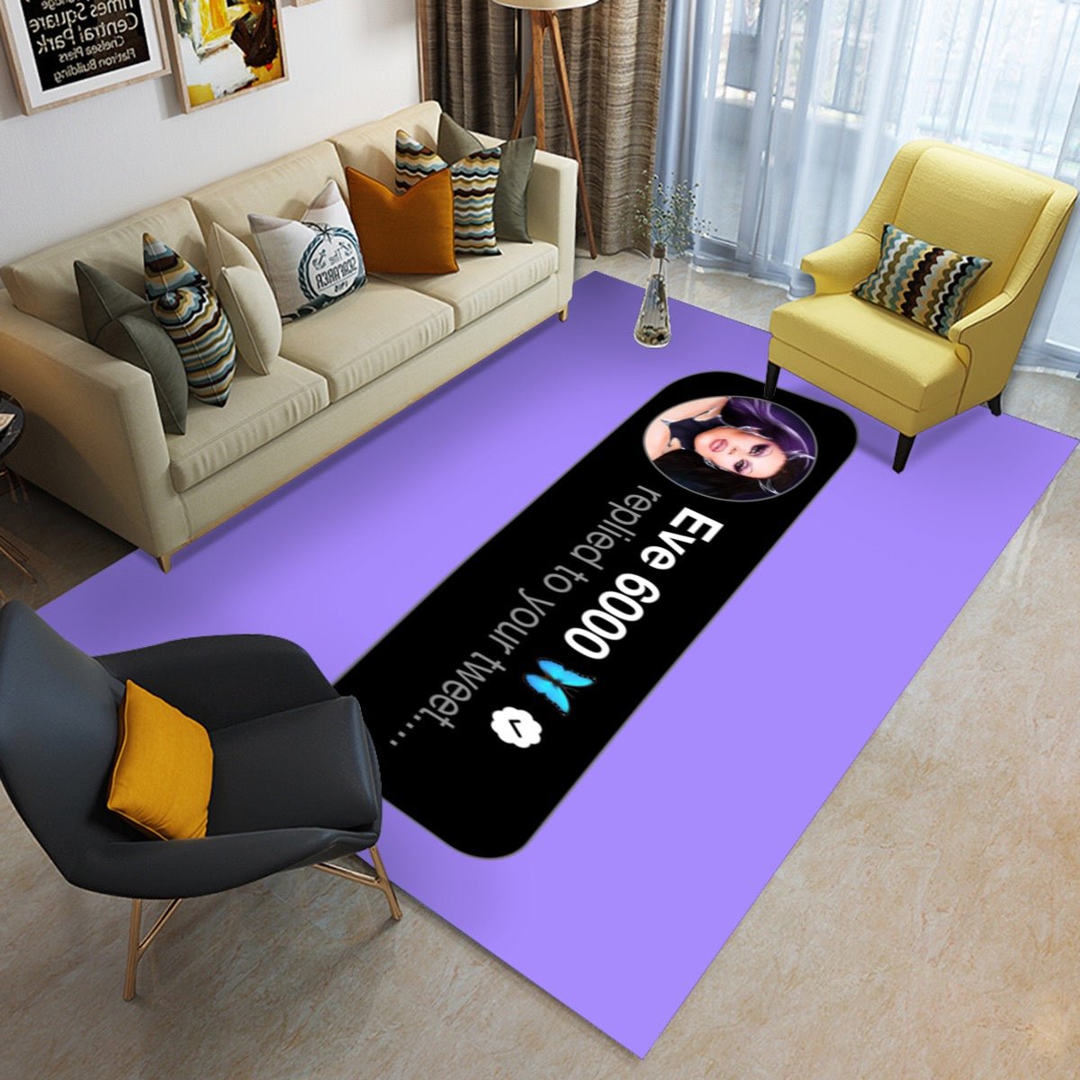 Eve 6000 -Replied Floor Mat - dragqueenmerch