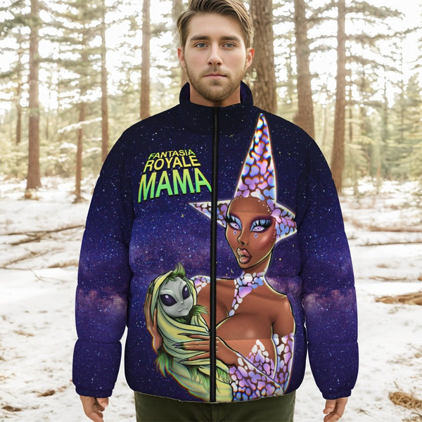 Fantasia Royale Gaga - Fantasia Royale Mama Stand-up Collar Down Jacket - dragqueenmerch