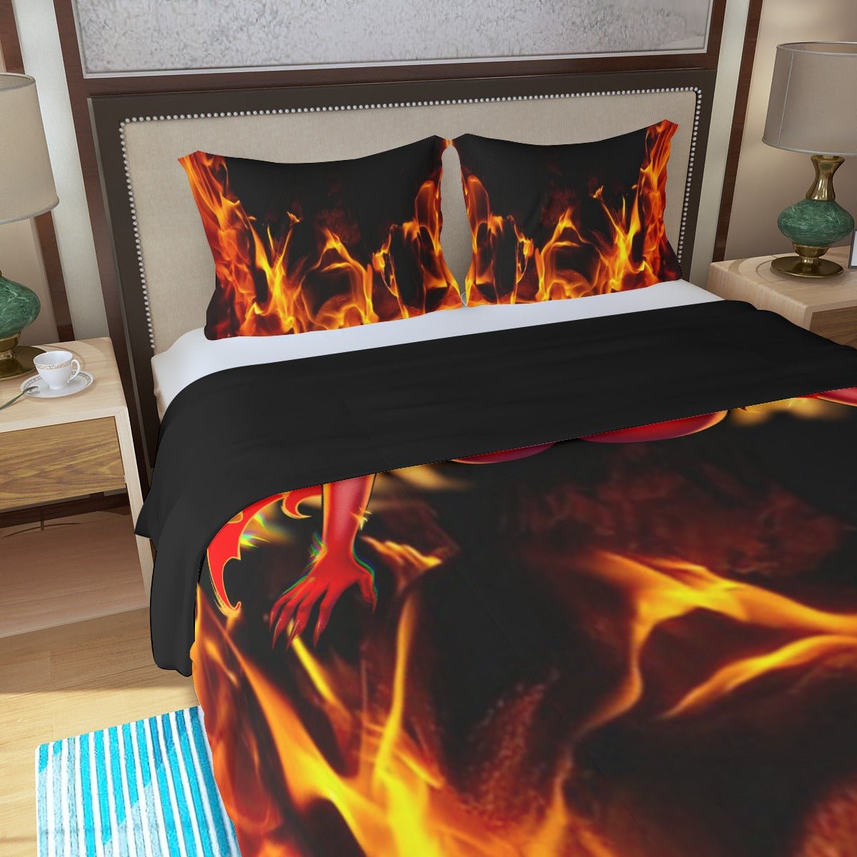 Fantasia Royale Gaga - Spooky 3 Piece Duvet Set - dragqueenmerch