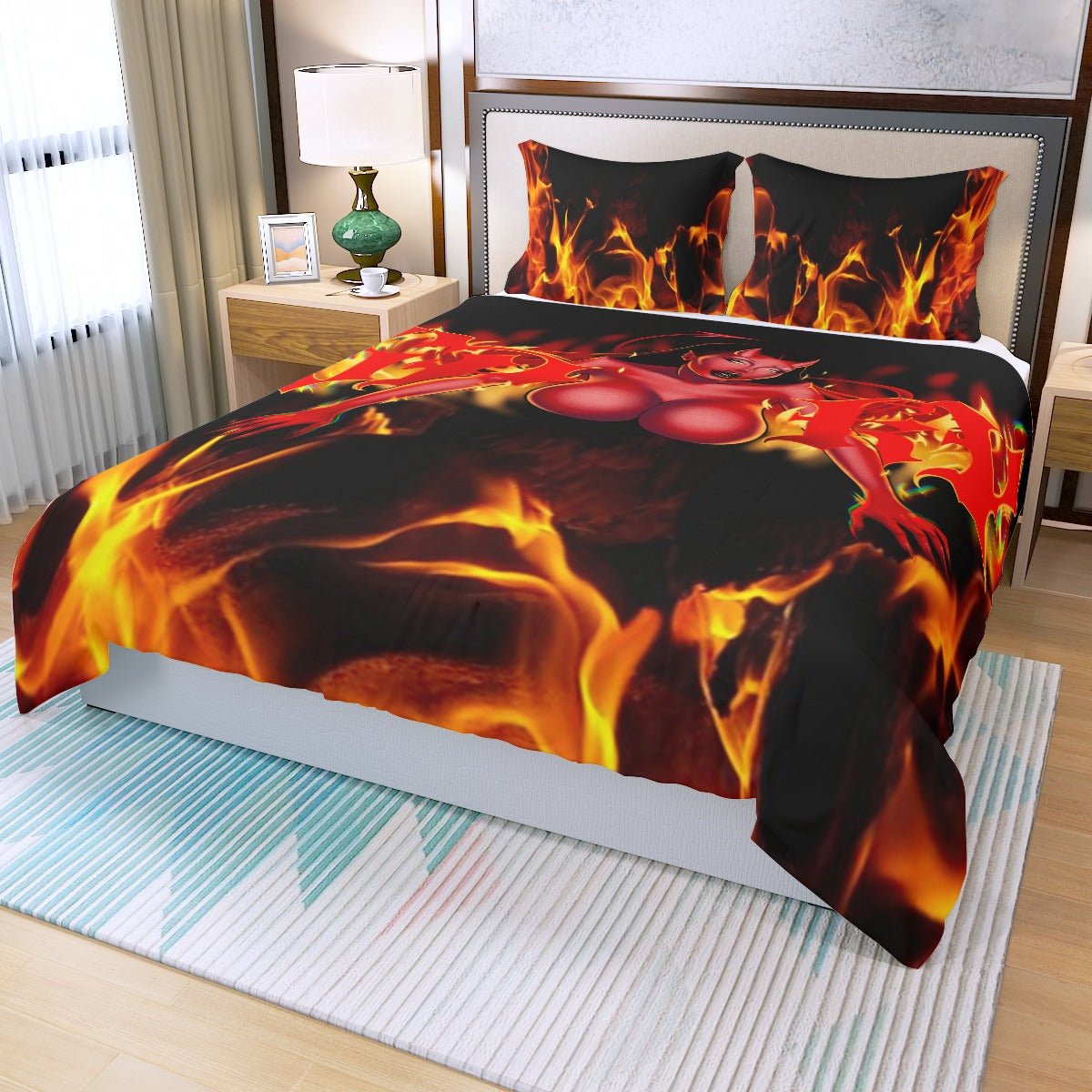 Fantasia Royale Gaga - Spooky 3 Piece Duvet Set - dragqueenmerch