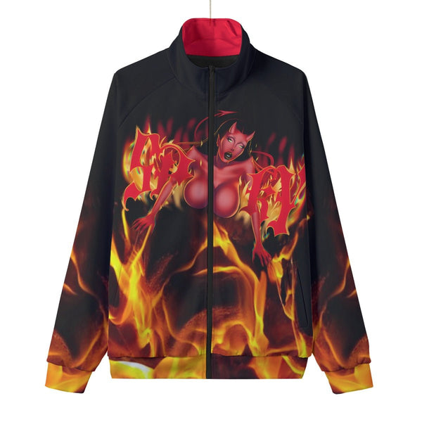 Fantasia Royale Gaga - Spooky All - Over Print Stand Collar Jacket - dragqueenmerch