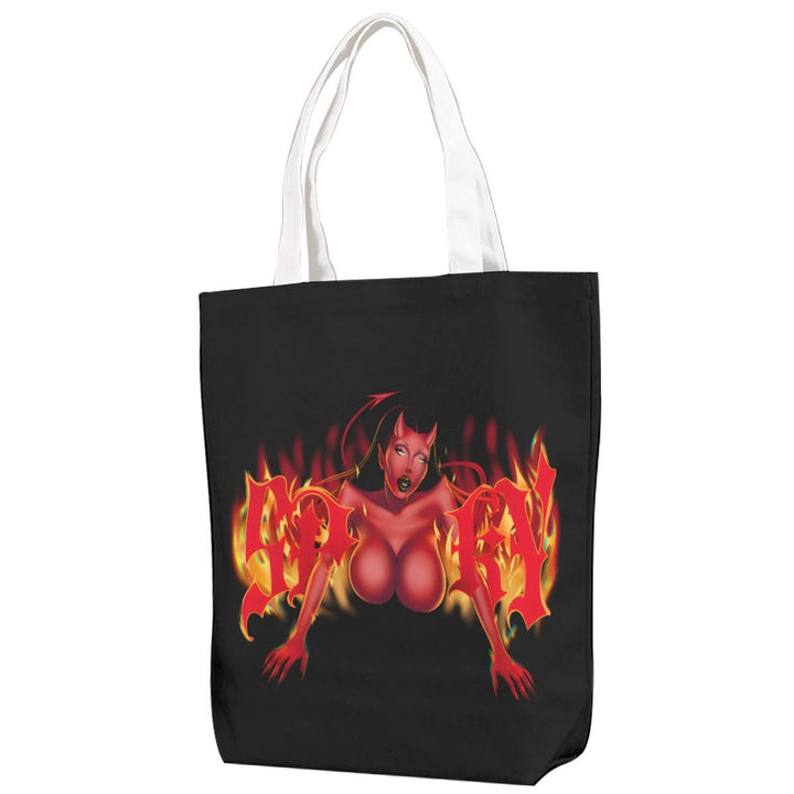 Fantasia Royale Gaga Spooky Canvas Tote - dragqueenmerch