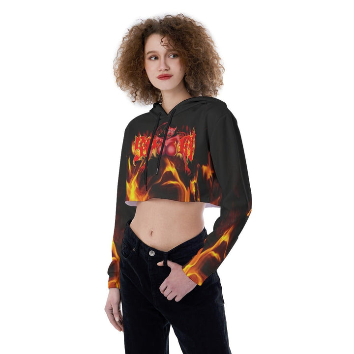 Fantasia Royale Gaga Spooky Crop Hoodie - dragqueenmerch