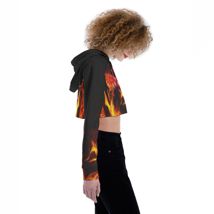 Fantasia Royale Gaga Spooky Crop Hoodie - dragqueenmerch