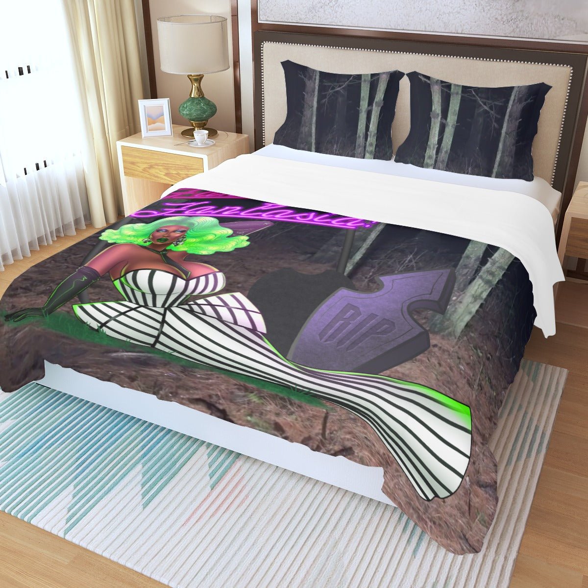 Fantasia Royale Gaga - Where Is The Body 3 Piece Duvet Set - dragqueenmerch