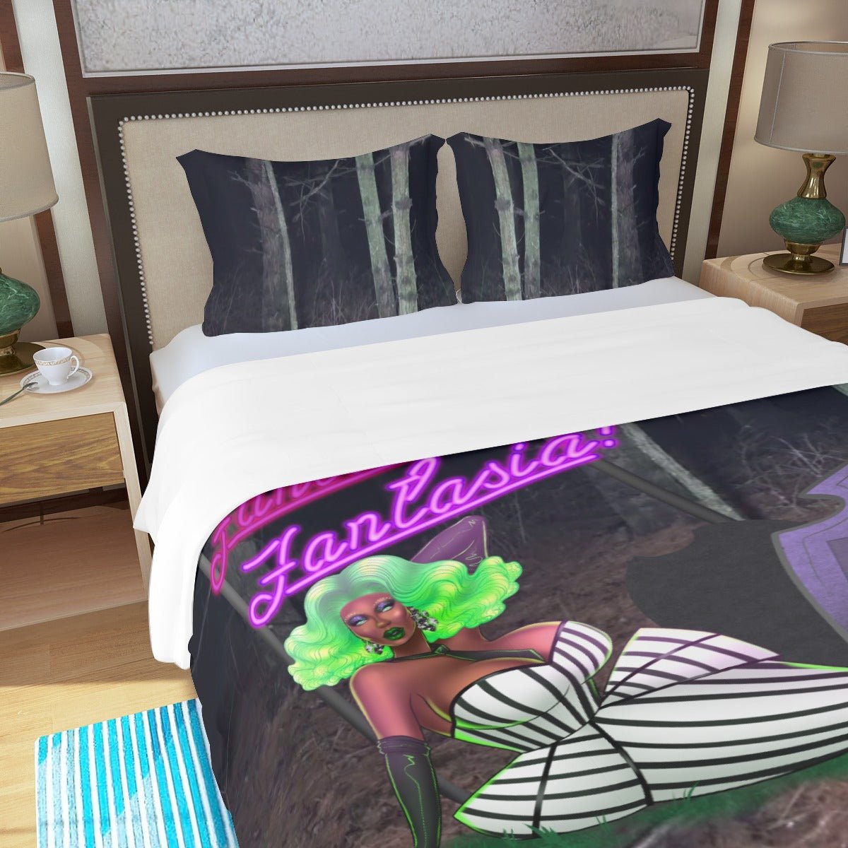 Fantasia Royale Gaga - Where Is The Body 3 Piece Duvet Set - dragqueenmerch
