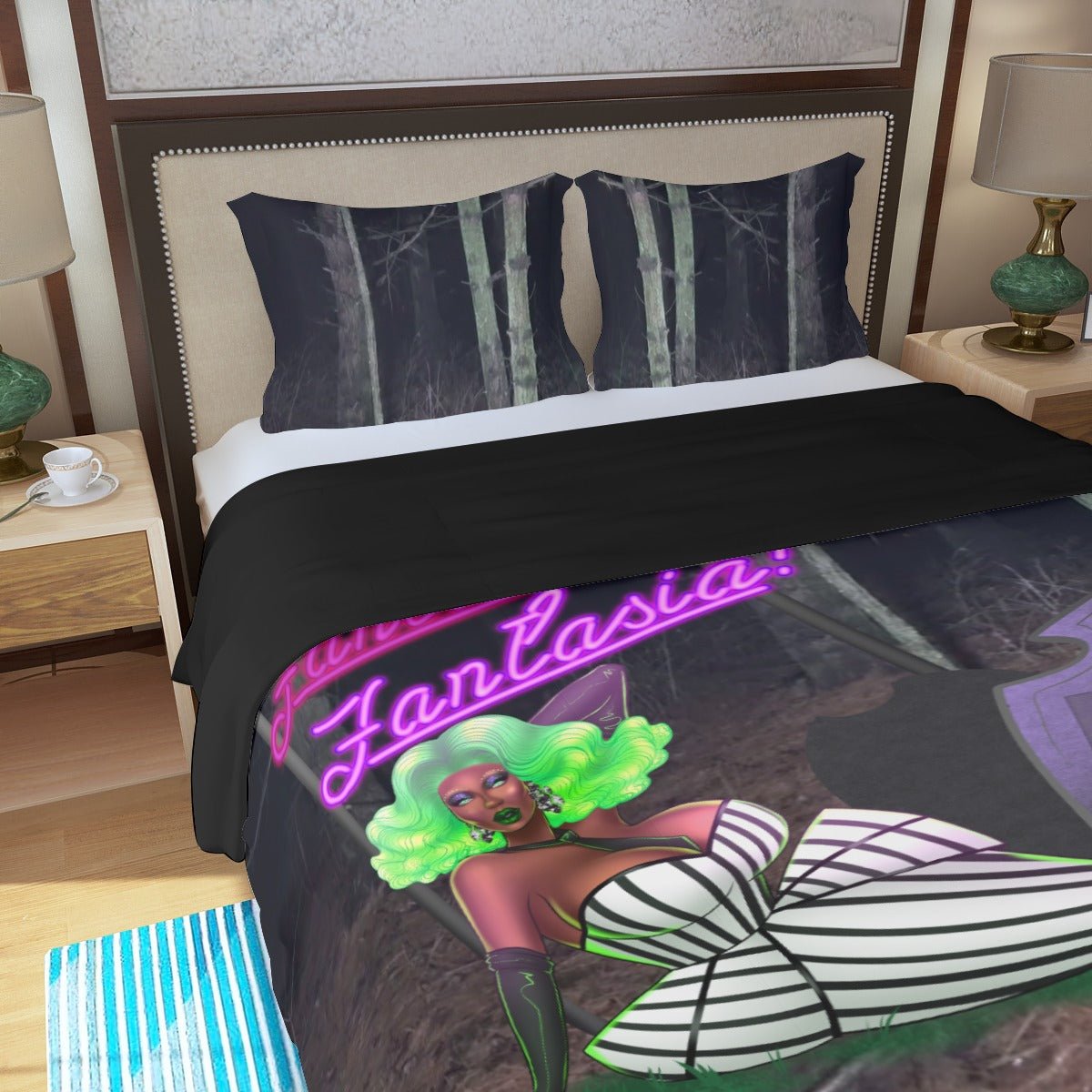 Fantasia Royale Gaga - Where Is The Body 3 Piece Duvet Set - dragqueenmerch