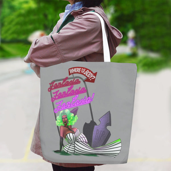 Fantasia Royale Gaga - Where Is The Body Canvas Jumbo Tote - dragqueenmerch