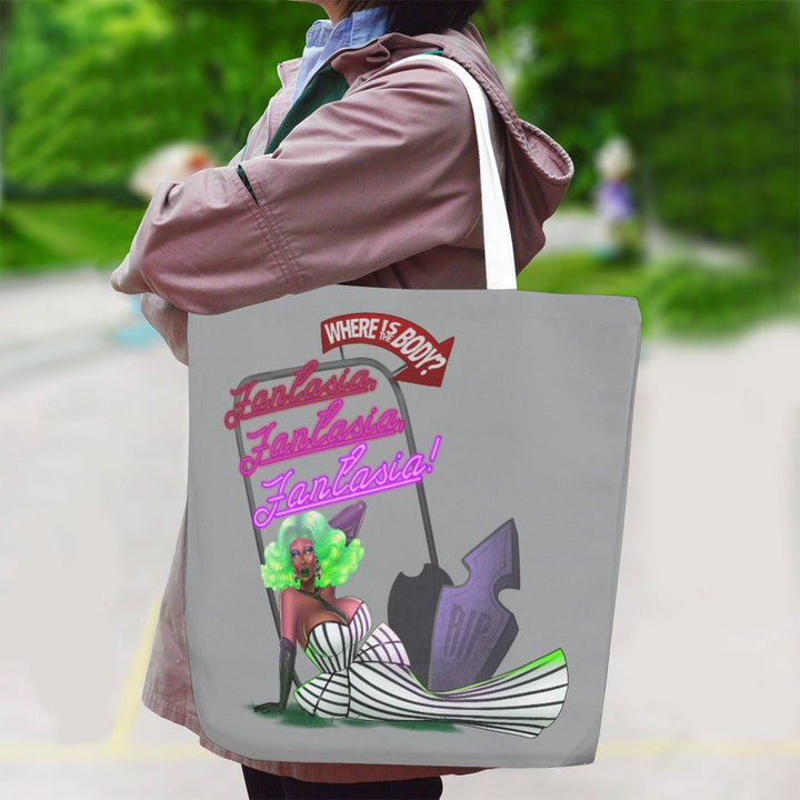 Fantasia Royale Gaga - Where Is The Body Canvas Jumbo Tote - dragqueenmerch