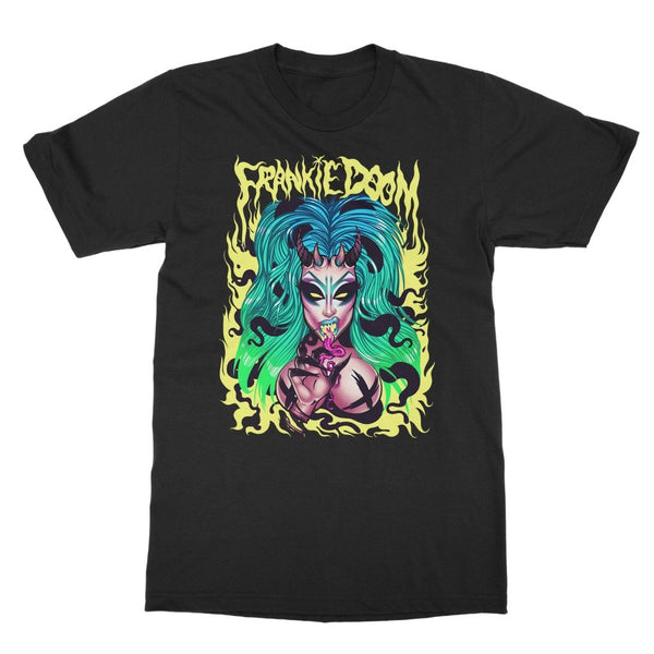 FRANKIE DOOM ILLUSTRATION BY MICAH SOUZA T-SHIRT - dragqueenmerch
